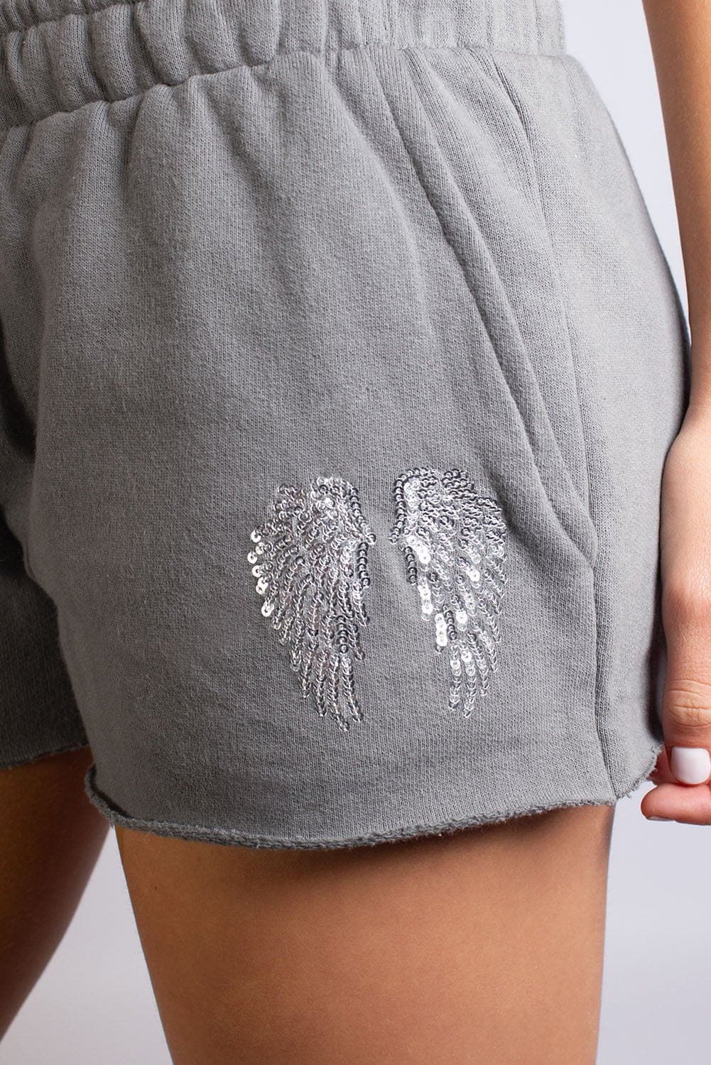 Sequin Wing Shorts | Subdued