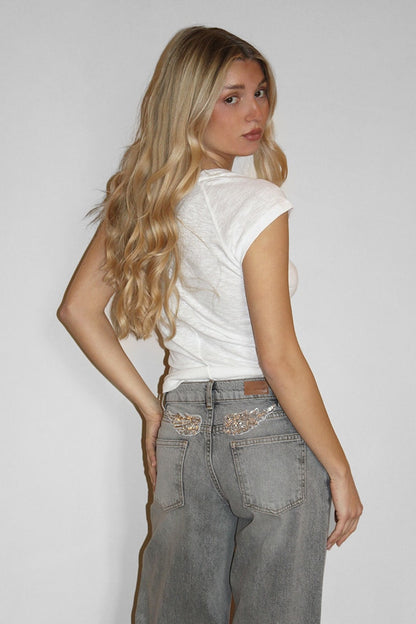 Wings Low-Waist Jeans | Subdued