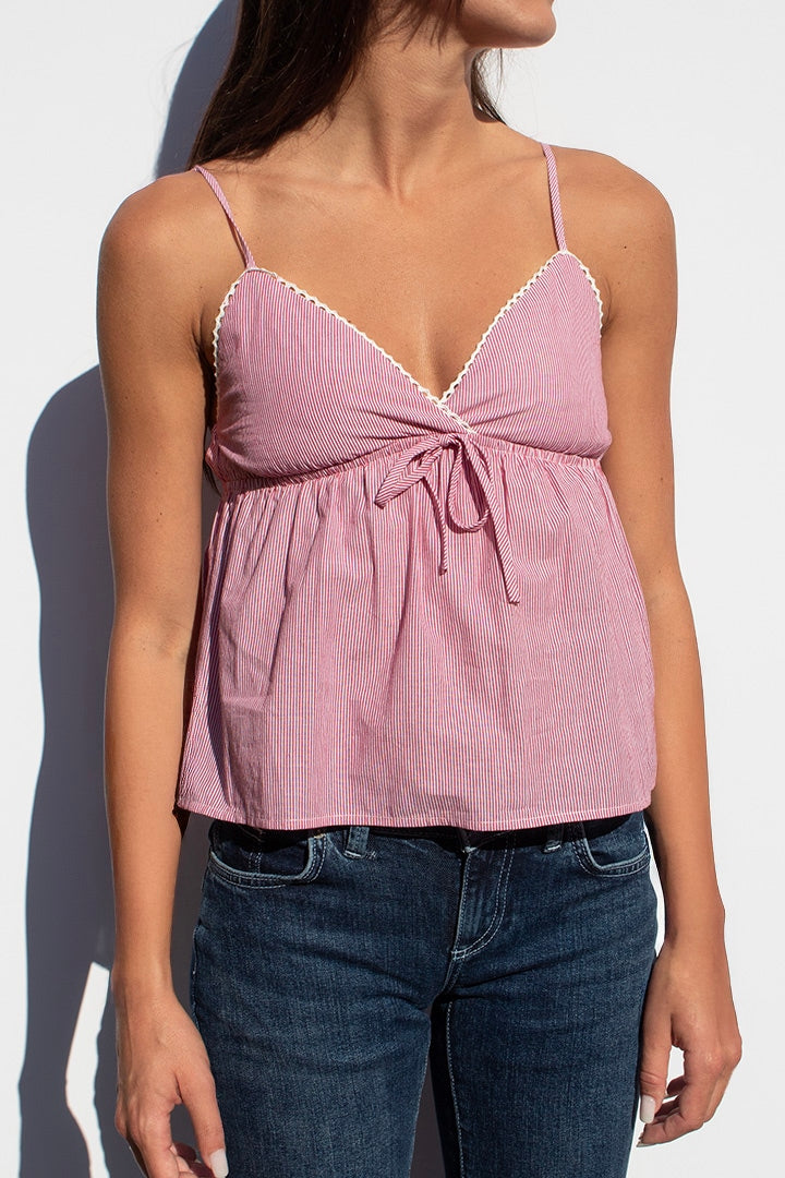 V-neck top | Subdued