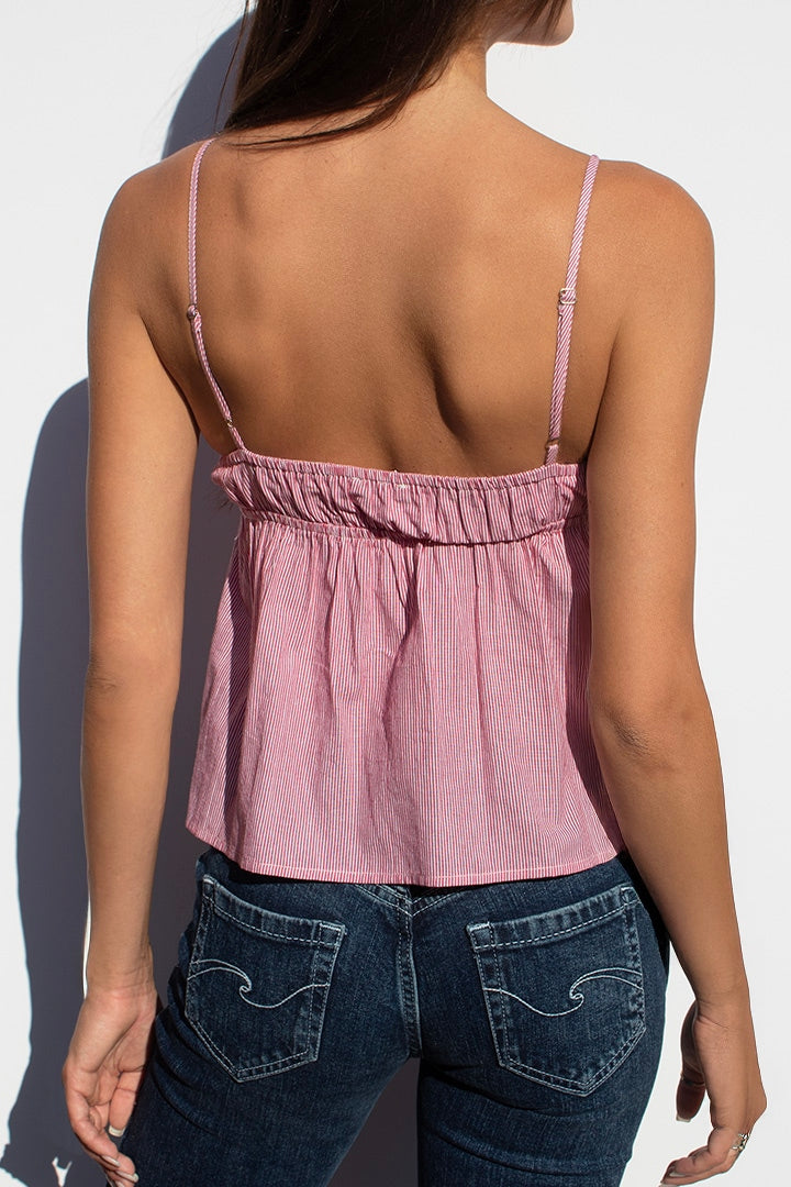 V-neck top | Subdued