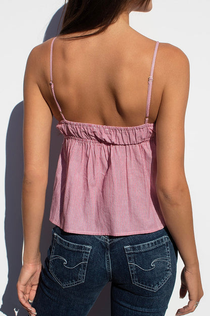 V-neck top | Subdued