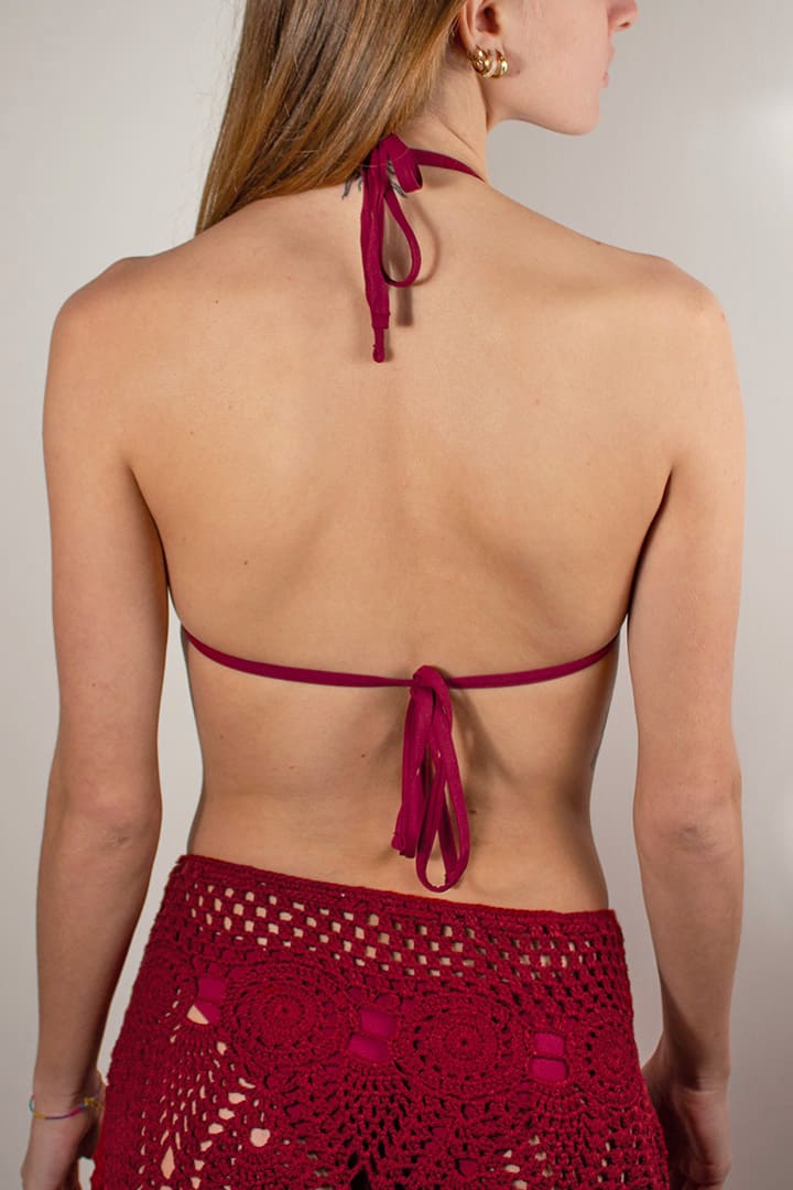 Triangle bikini top | Subdued