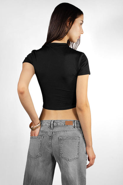 High neck top | Subdued