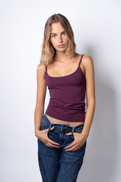 Scoop neckline top | Subdued