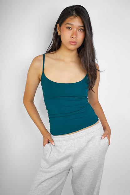 Scoop neckline top | Subdued