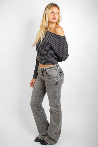 Asymmetrical T-shirt | Subdued