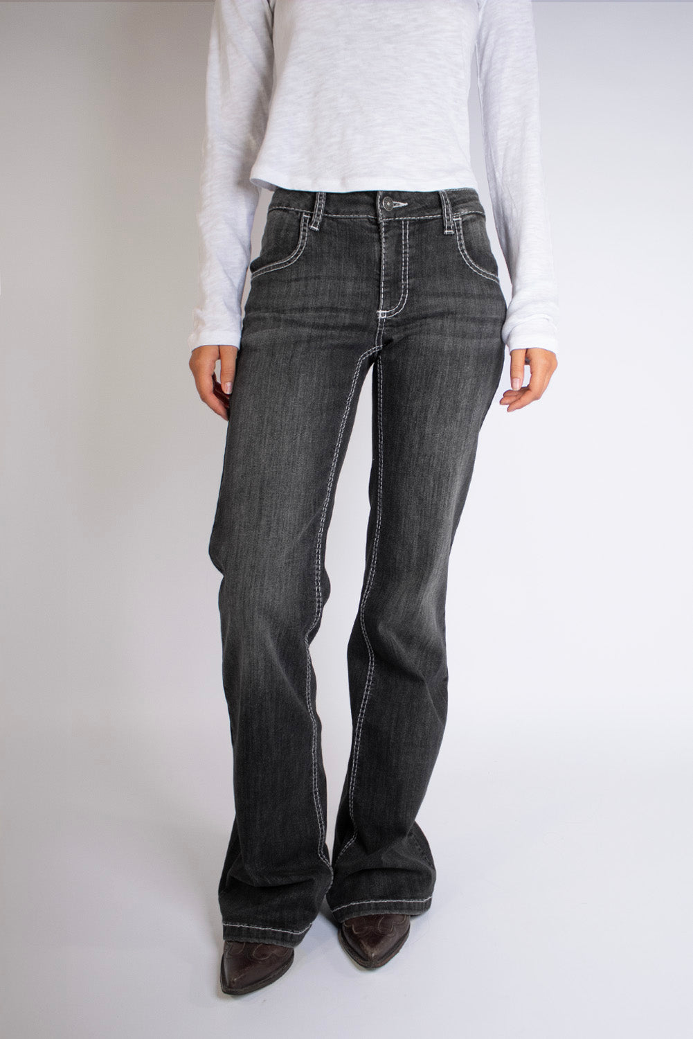 Low-Waist Flared Jeans | Subdued