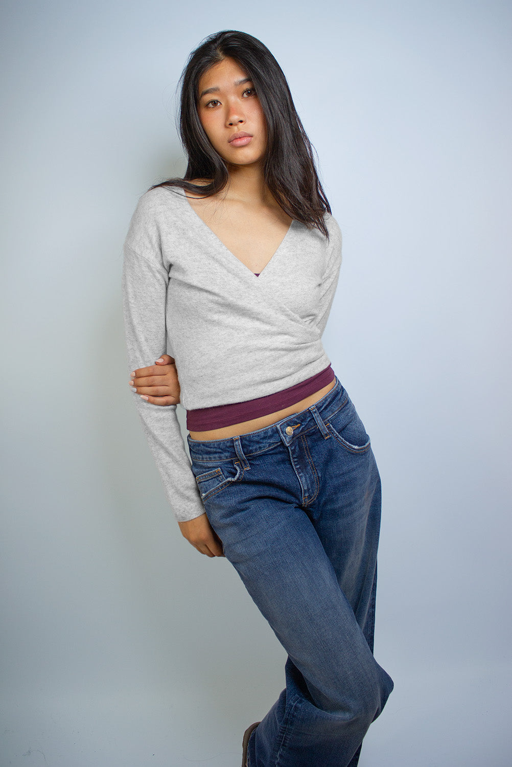 Wrap cardigan | Subdued