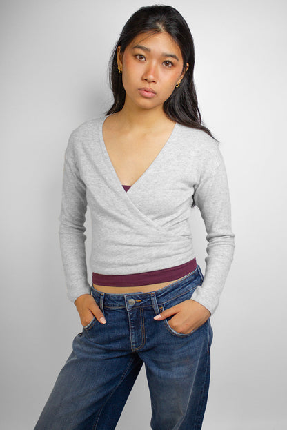 Wrap cardigan | Subdued