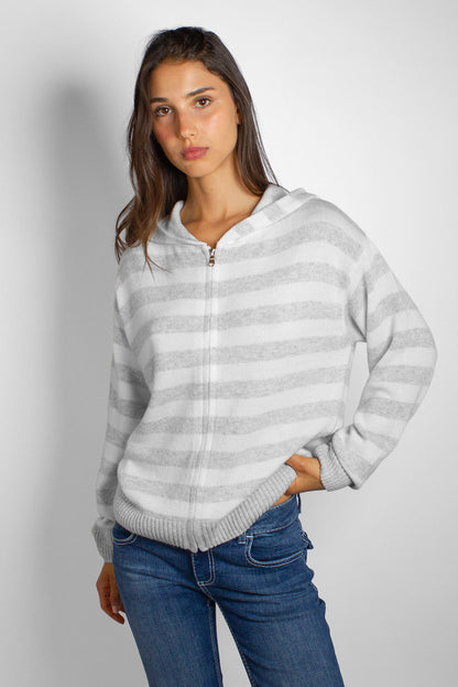 Hooded cardigan | Subdued