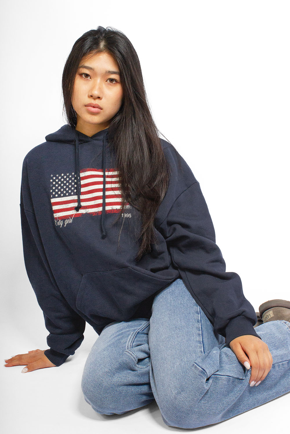 USA Flag hoodie | Subdued