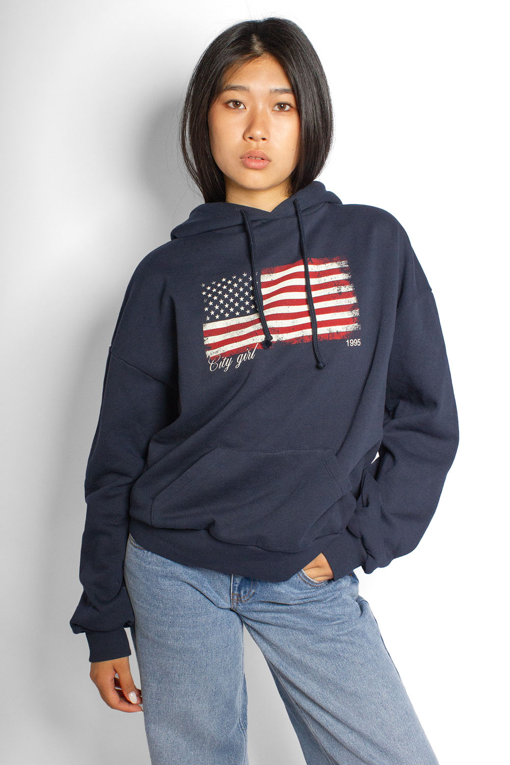 USA Flag hoodie | Subdued