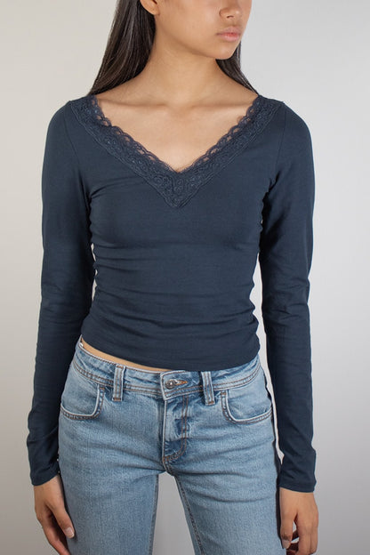 Lace t-shirt | Subdued