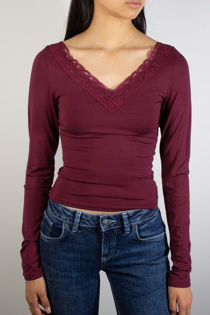 Lace t-shirt | Subdued