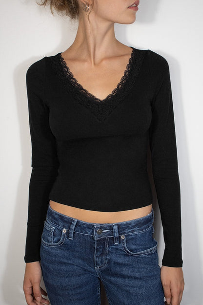 Lace t-shirt | Subdued