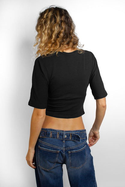 V-neck T-shirt | Subdued