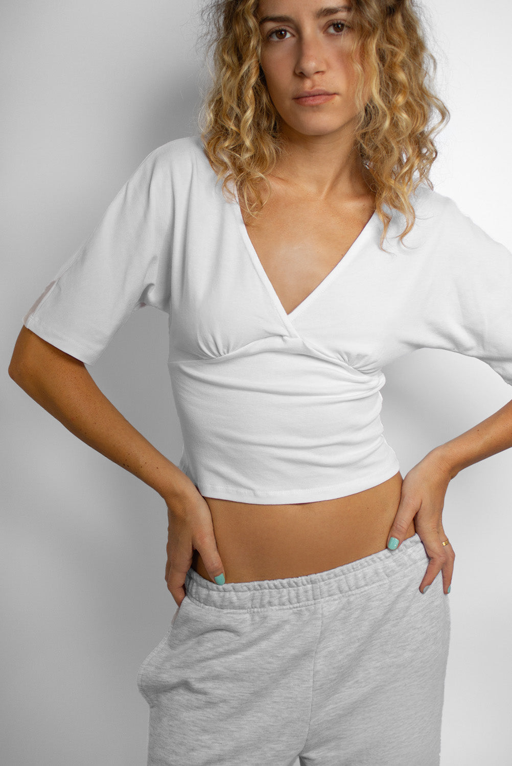 V-neck T-shirt | Subdued