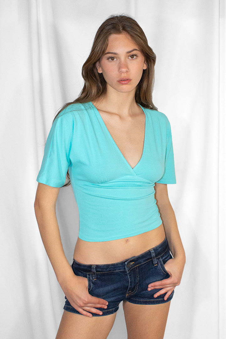 V-neck T-shirt | Subdued