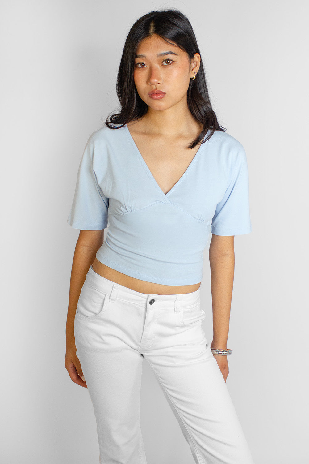 V-neck T-shirt | Subdued