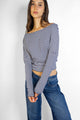 1IB - STRIPE CREAM BLUE