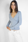 1IE - STRIPE GREY SKY BLUE