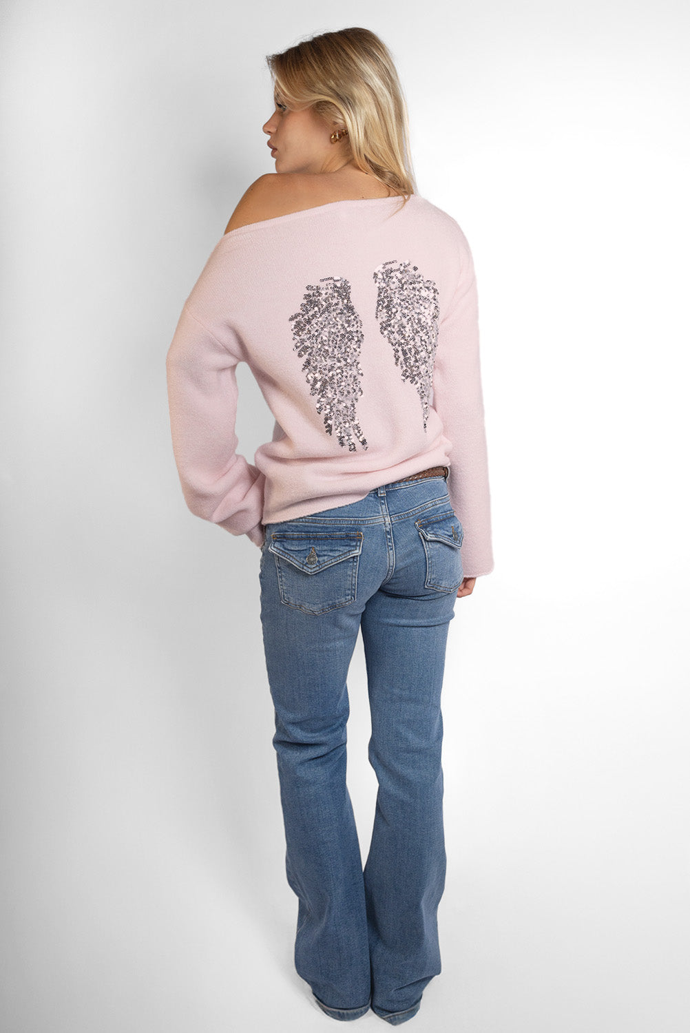 Wings sequin sweater | Subdued
