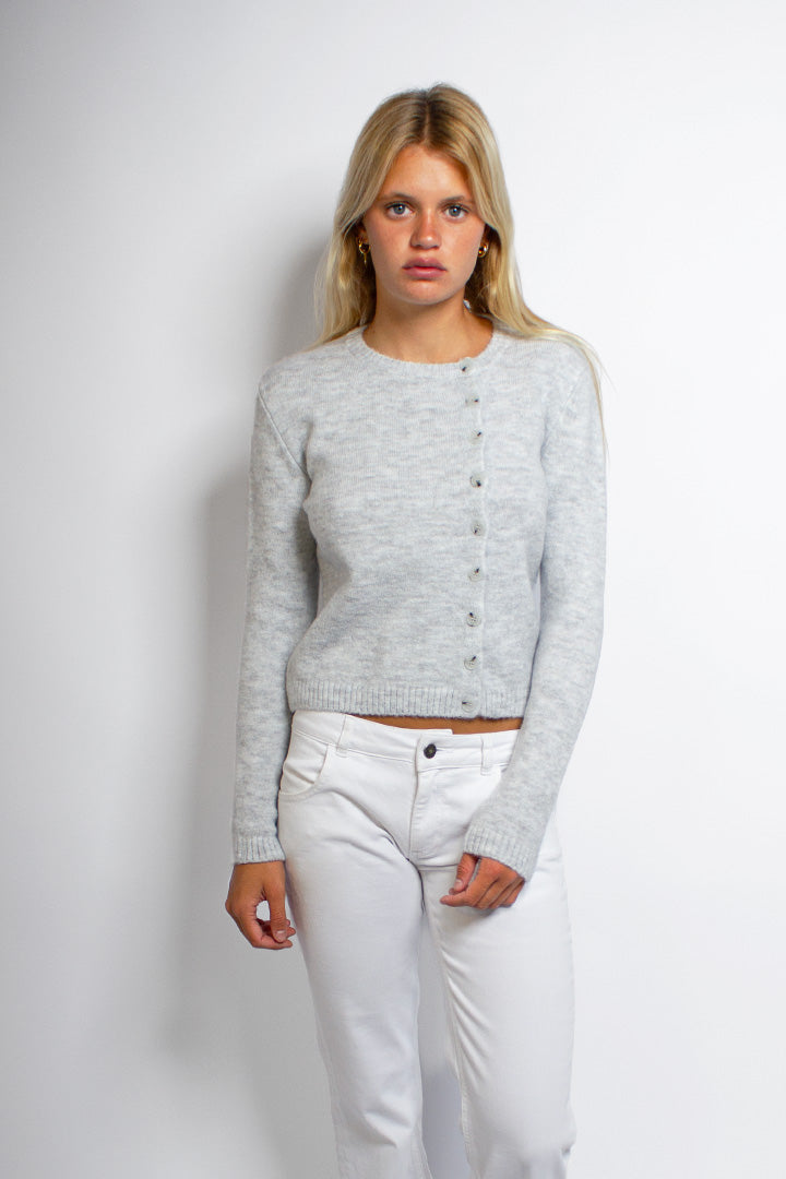 Side-Button Cardigan | Subdued
