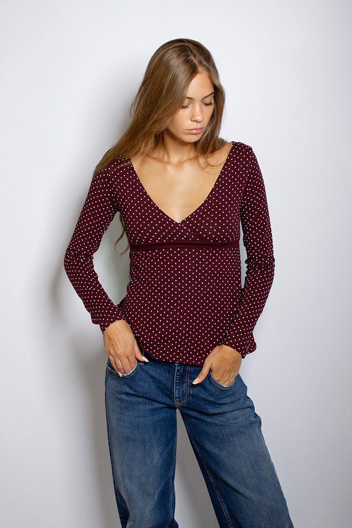 V-neck T-shirt | Subdued