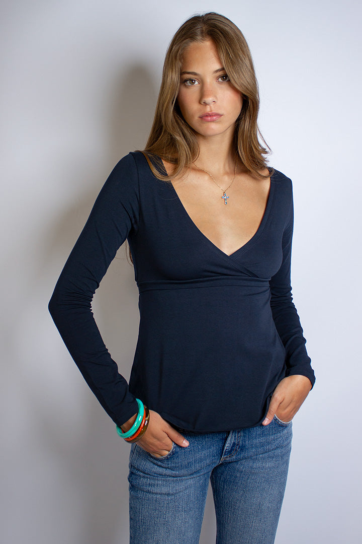 V-neck T-shirt | Subdued