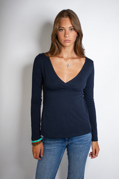 V-neck T-shirt | Subdued