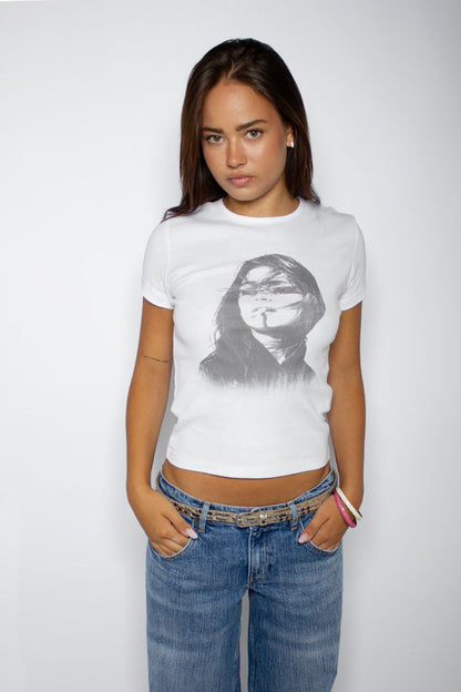 Girl Print T-shirt | Subdued