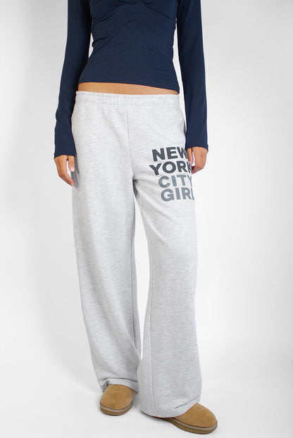 New York City Girl Wide-Leg Sweatpants | Subdued