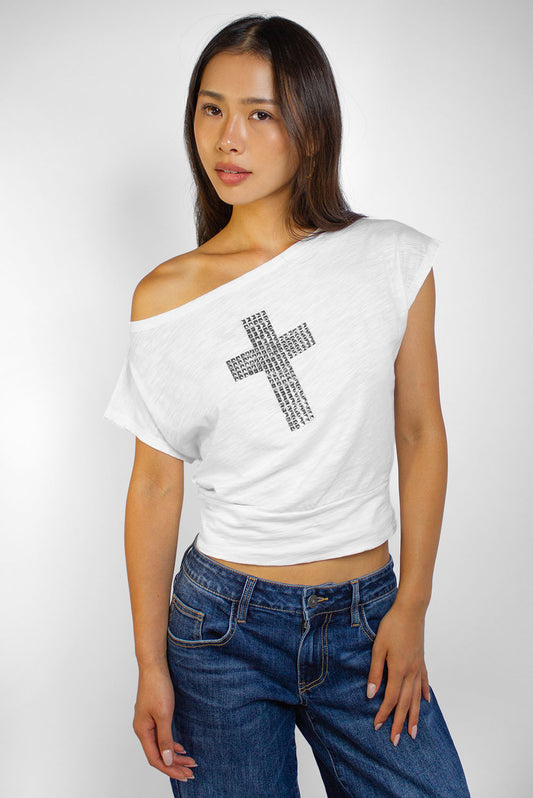 Studded Cross T-shirt | Subdued