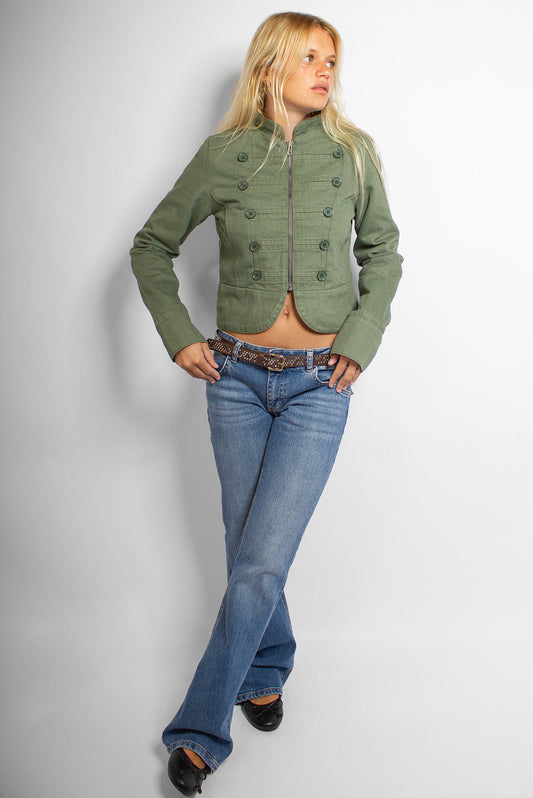 Double-button jacket | Subdued