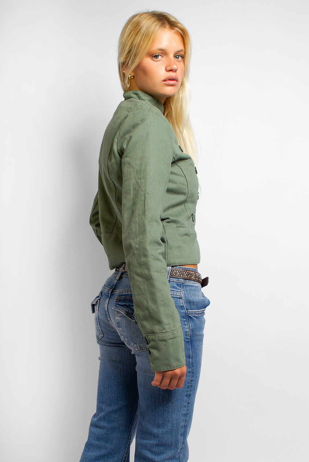 Double-button jacket | Subdued